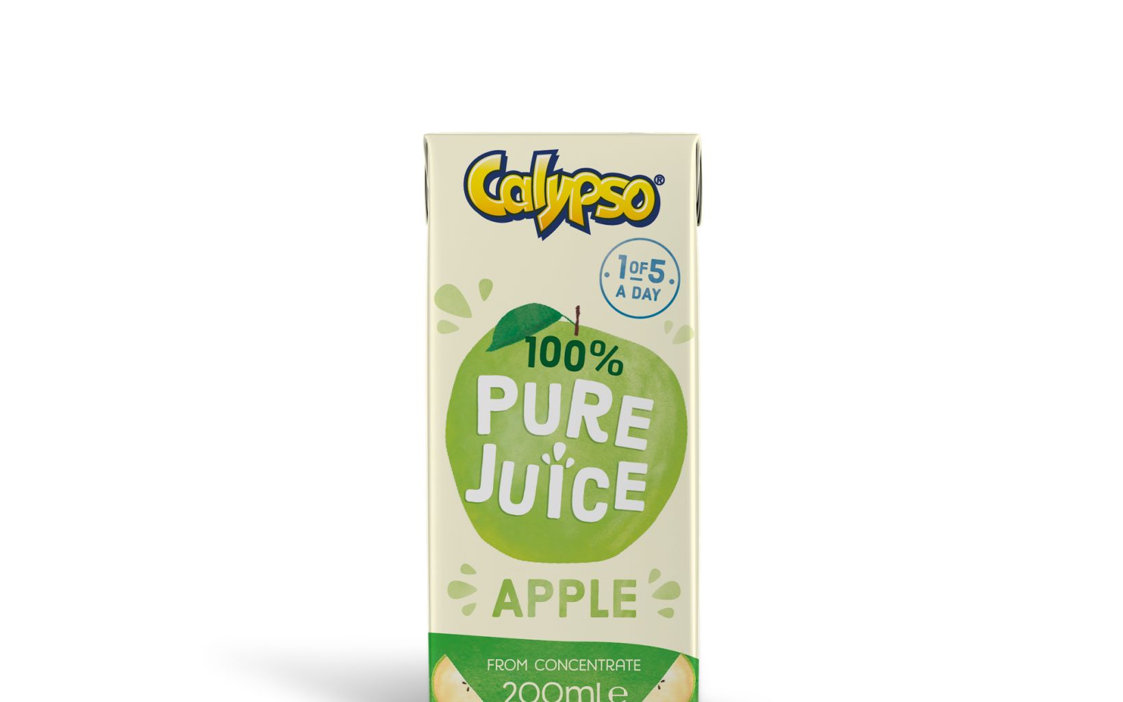 44399 Carton Visual Calypso Pure Apple Juice No Straw