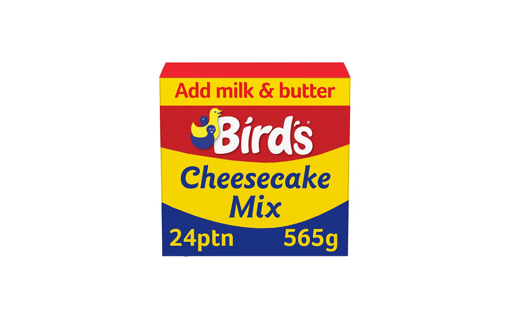 9136 Birds Cheesecake Mix Add Milk Box 24ptn